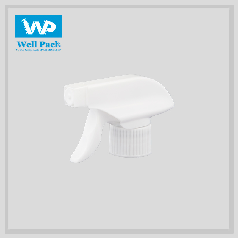 28/410 Geheel witte plastic trekkerspuit plastic pistool voor ontsmettingsmiddel en alcohol