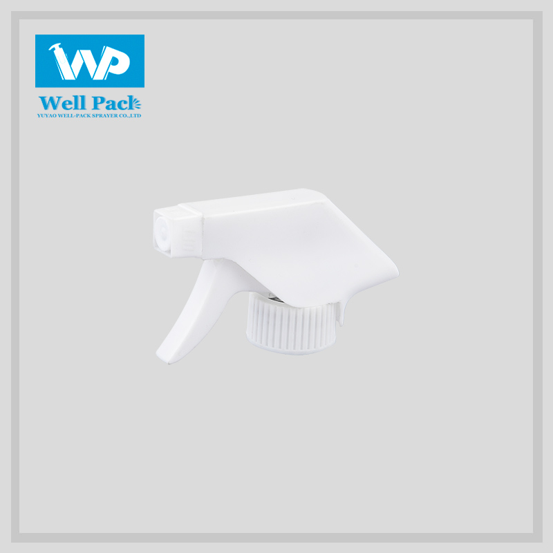 28/410 Geheel witte plastic trekkerspuit plastic pistool voor ontsmettingsmiddel en alcohol