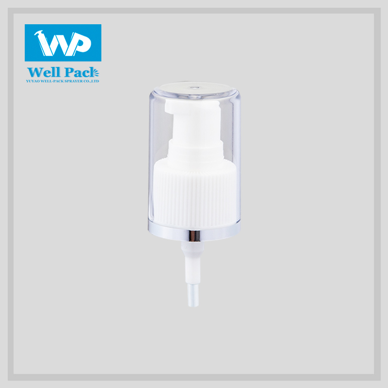 24/410size pp plastic behandelingspomp crème dispenser pompkop met ALS cosmetische verpakking met volledige dop;