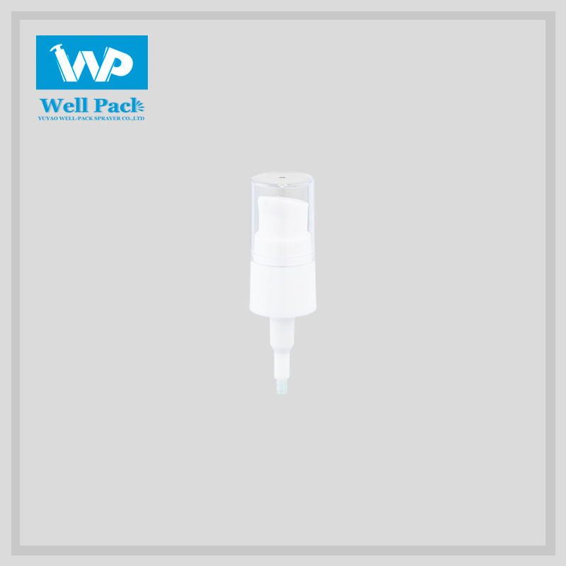 24/410size pp plastic behandelingspomp crème dispenser pompkop met ALS cosmetische verpakking met volledige dop;